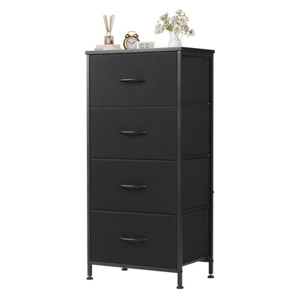 4 Fabric Drawer Cabinet with Steel Frame Assembly