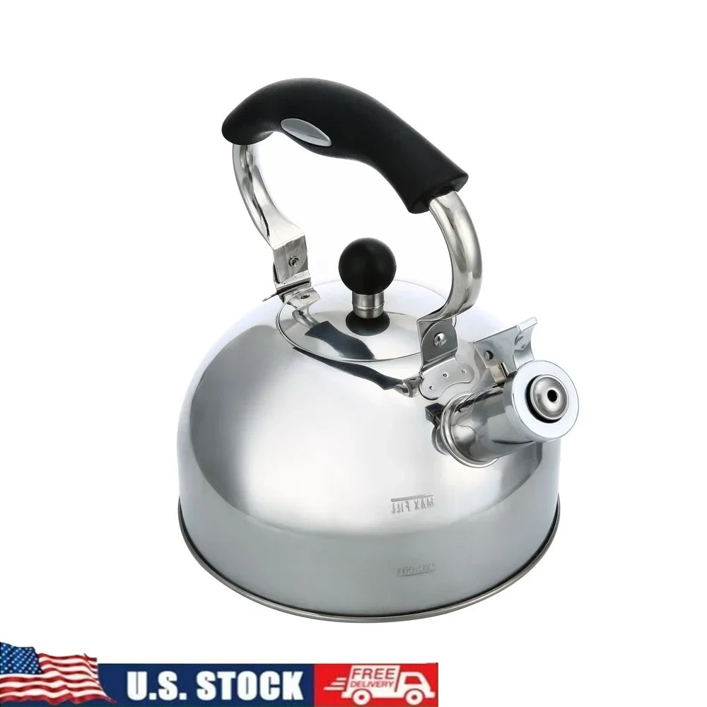 Stainless Steel Whistling Tea Kettle