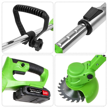 Weed Trimmer Lawn Electric Brushles 2-in-1 Cordless String Grass Trimmer
