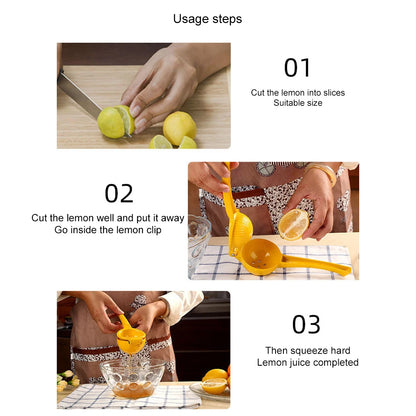 Lemon Squeezer Hand Pressed Orange Fruit Juicer Portable