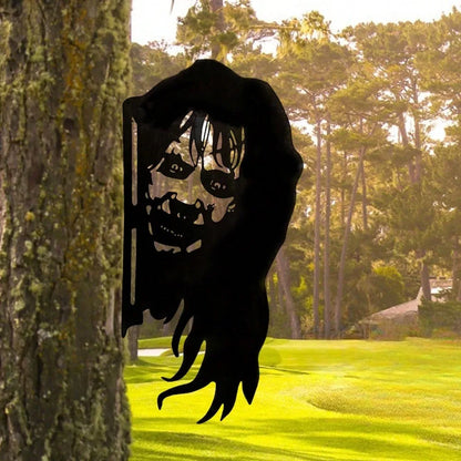 Gothic Witch Metal Wall Art - , Halloween