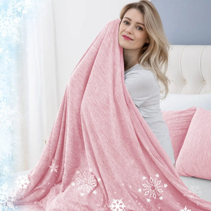 1PC Cooling Blanket  Lightweight Summer Cold Thin  Soft Blanket