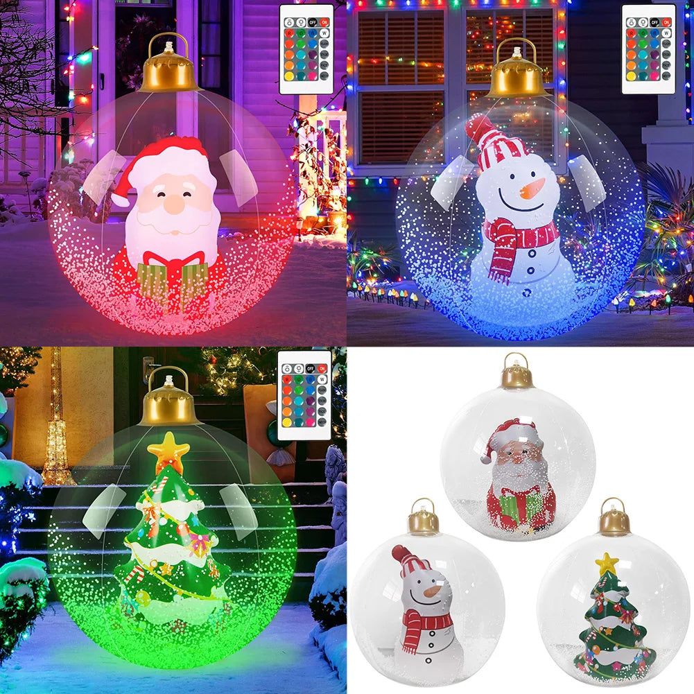 Christmas Luminous Inflatable Decorative Ball with LED Light