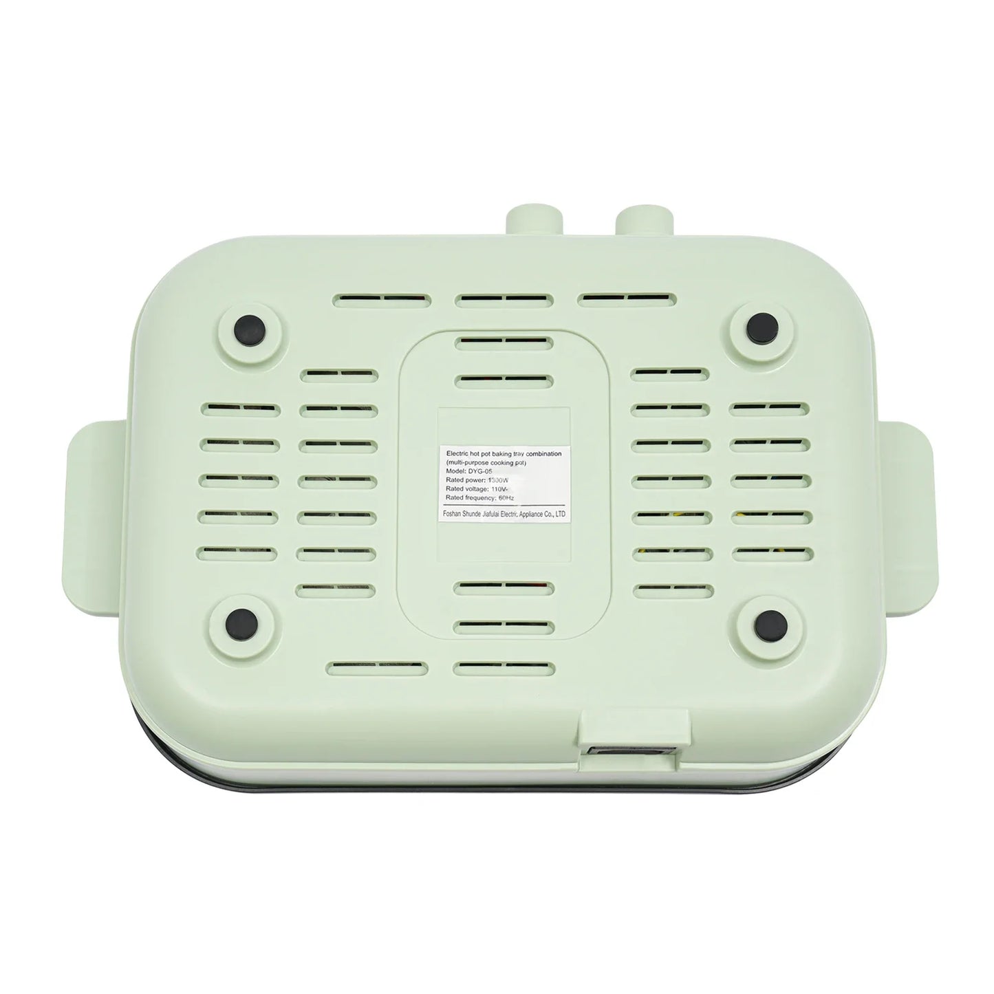 2-in-1 Hot Pot and Grill: Dual Heating Zones for Simultaneous Cooking,