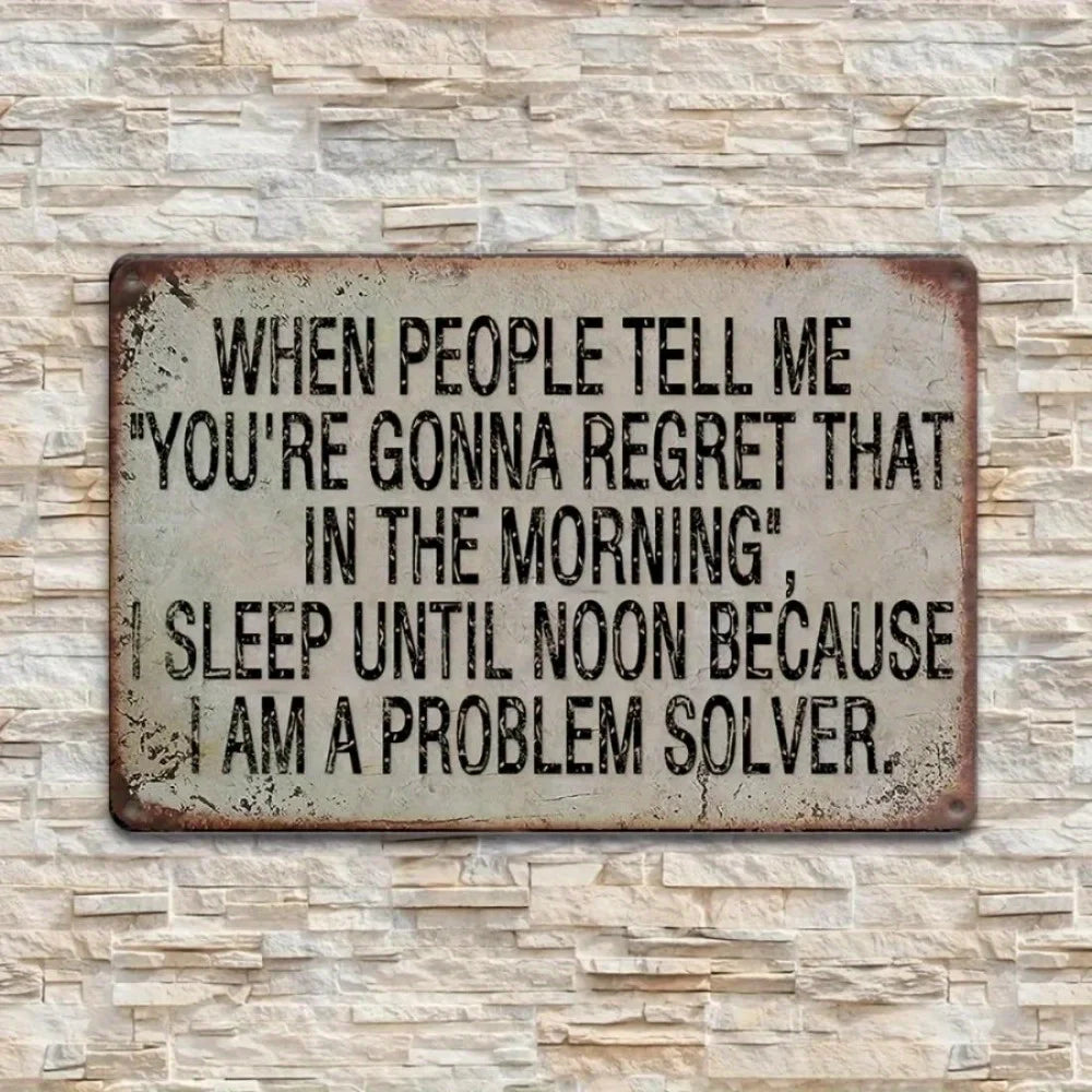 Man Cave Essential Metal Wall Sculpture Sign –