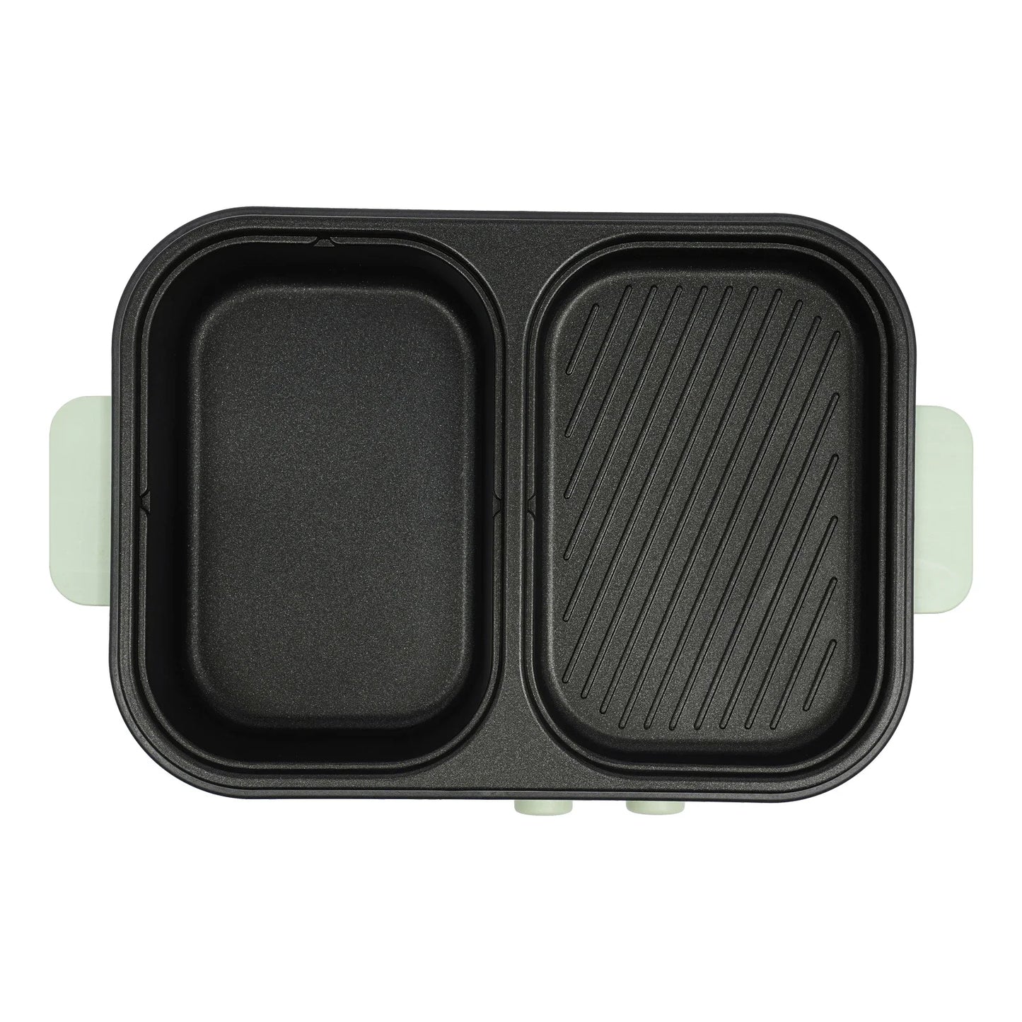 2-in-1 Hot Pot and Grill: Dual Heating Zones for Simultaneous Cooking,