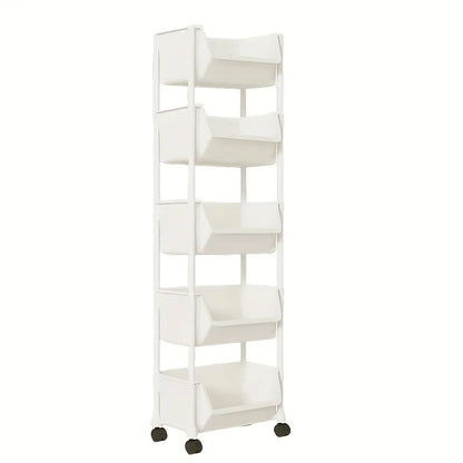 5-tiers storage shelves ,  rolling cart,organization and storage,
