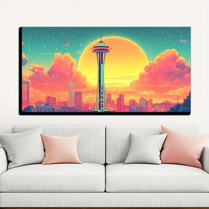 Poster Wall Art,  Seattle Washington