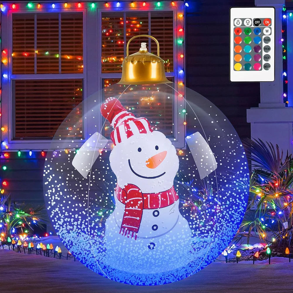 Christmas Luminous Inflatable Decorative Ball with LED Light