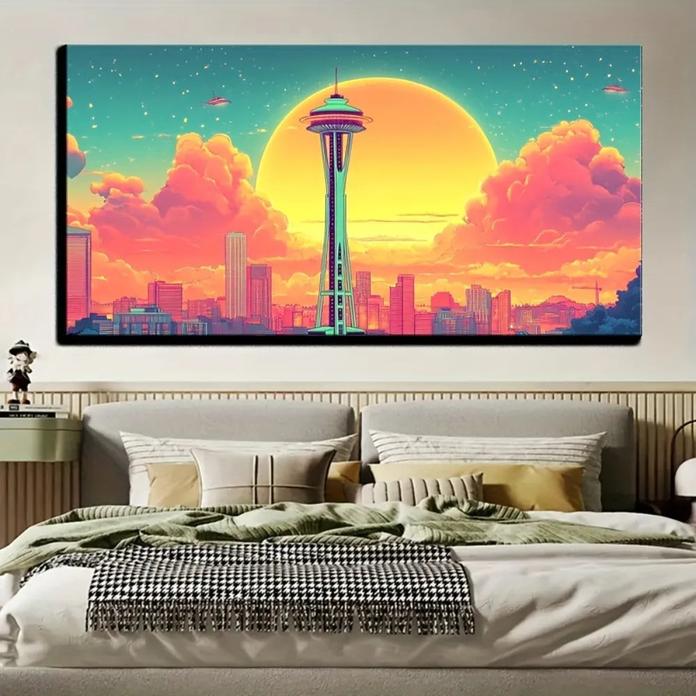 Poster Wall Art,  Seattle Washington