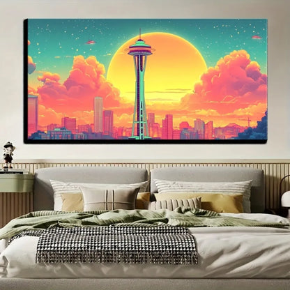 Poster Wall Art,  Seattle Washington
