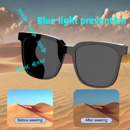 Wireless smart glasses with music playback and wireless calling