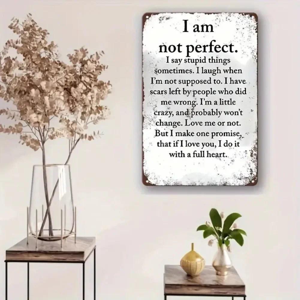 [Inspirational Metal Sign] Vintage, Easy Hang Wall Art