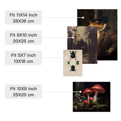 9pc Gothic Style Canvas Printing,Wall Art Decoration