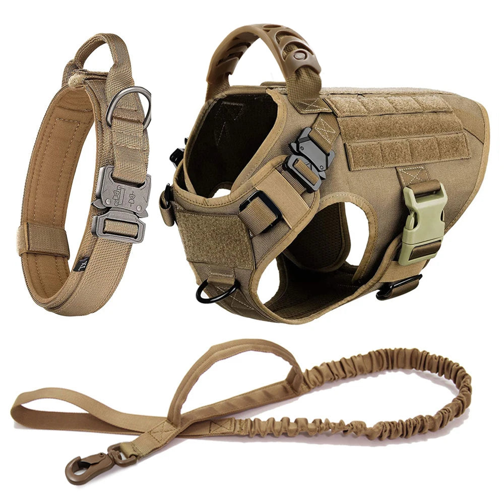 Training Walking Vest Dog Harness And Collar For Medium Large Dogs