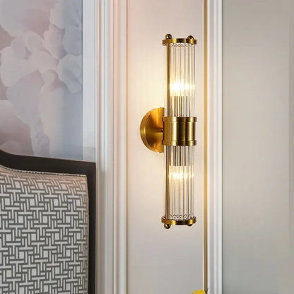 Modern Luxury Led E14 Crystal Wall Lights Bedroom.  Hallway