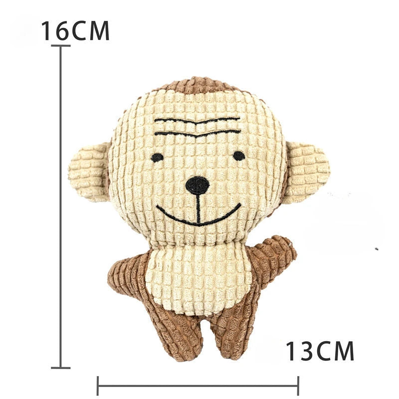 Plush Companion Sleeping Duck Dog Toys for Small Large Dogs Bite Resistant Teeth