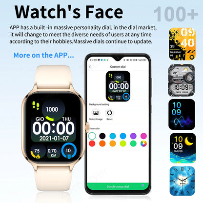 2025 Smart Watch, Wireless Dialing, Multiple Sport Modes, Various App ,Phone/Android