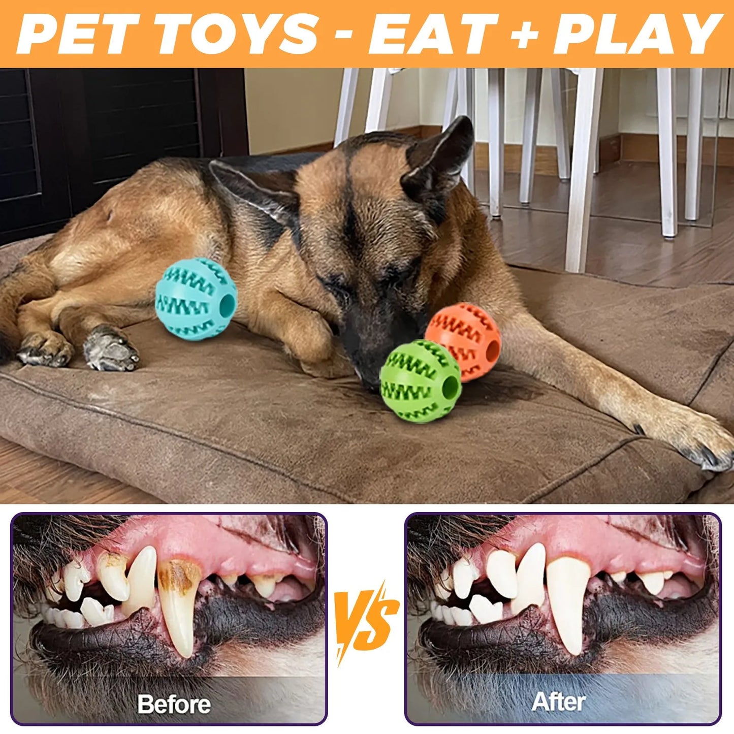 Prick Watermelon, Elastic Rubber Balls  Also for Cleaning Pet Teeth