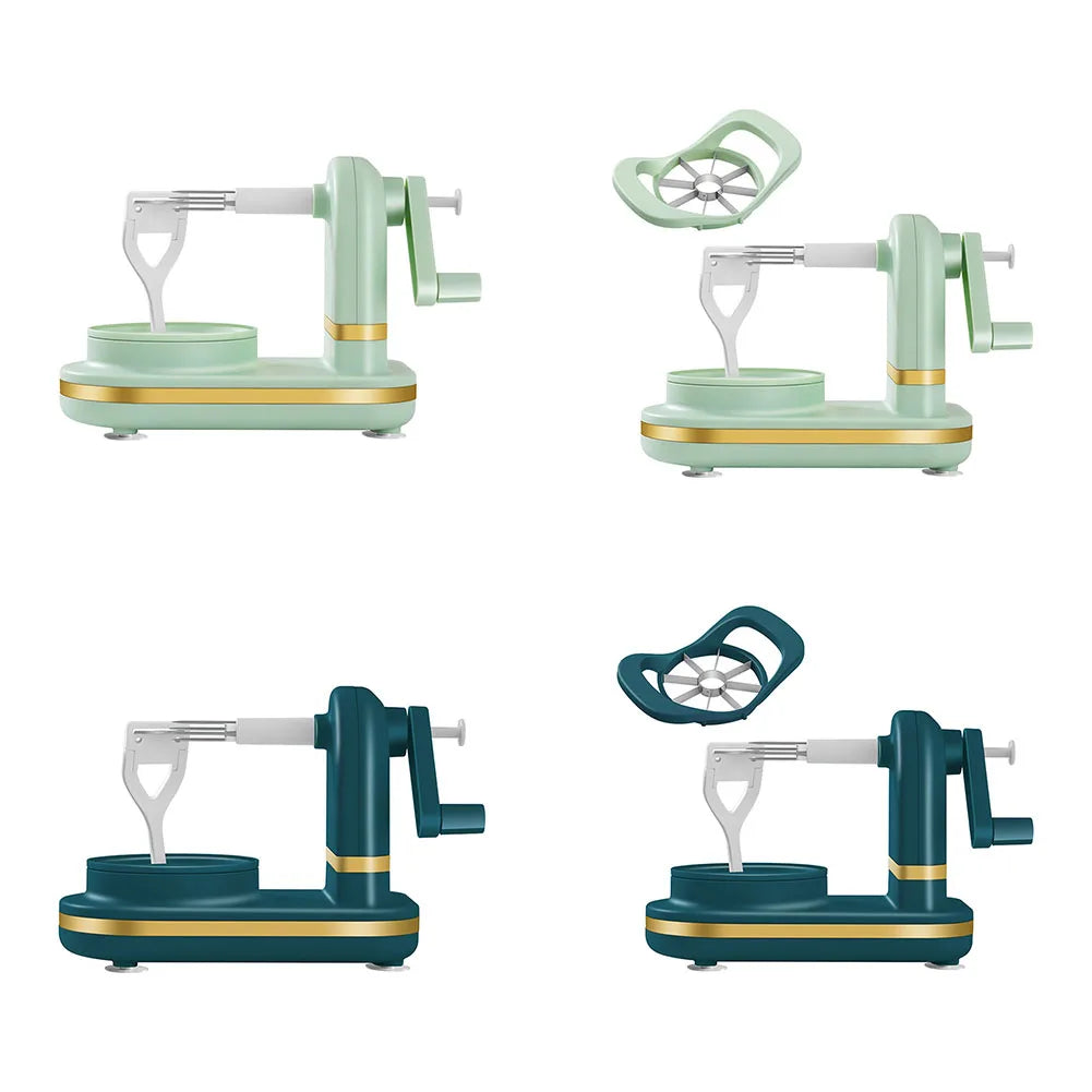 Manual Stainless Steel Blades Apple Peeler Bottom Suction Cup